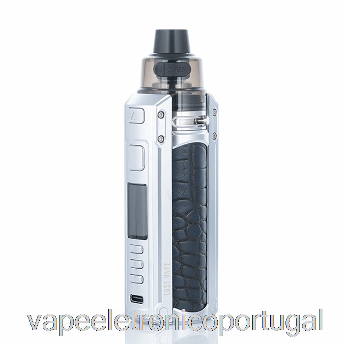 Vape Eletrônico Perdido Vape Ursa Quest 100w Pod Mod Kit Inoxidável / Couro De Crocodilo